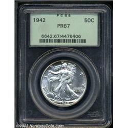 1942 50C PR67 PCGS.