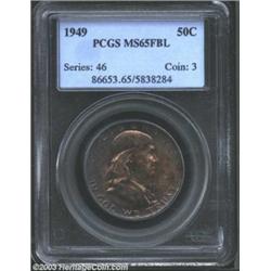 1949 50C MS65 Full Bell Lines PCGS.