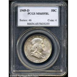1949-D 50C MS65 Full Bell Lines PCGS.