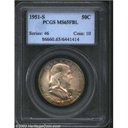 1951-S 50C MS65 Full Bell Lines PCGS.