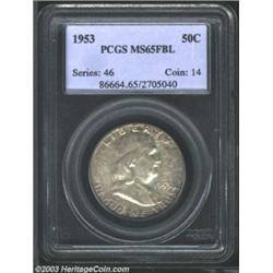 1953 50C MS65 Full Bell Lines PCGS.