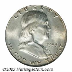 1953-D 50C MS66 Full Bell Lines PCGS.