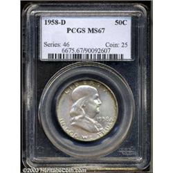 1958-D 50C MS67 PCGS.