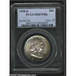 1958-D 50C MS67 Full Bell Lines PCGS.