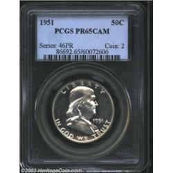 1951 50C PR65 Cameo PCGS.