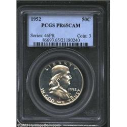 1952 50C PR65 Cameo PCGS.
