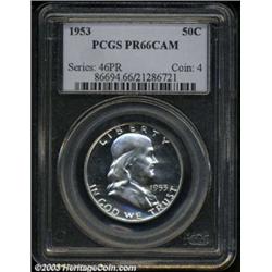 1953 50C PR66 Cameo PCGS.