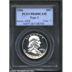 1956 50C Type Two PR68 Deep Cameo PCGS.