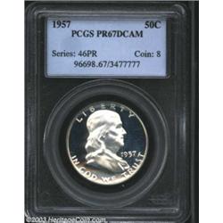 1957 50C PR67 Deep Cameo PCGS.