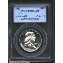1962 50C PR68 Cameo PCGS.