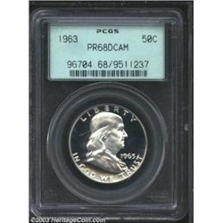 1963 50C PR68 Deep Cameo PCGS.