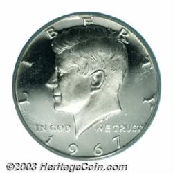 1967 50C SMS MS68 Deep Cameo PCGS.