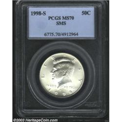 1998-S 50C SMS MS70 PCGS.