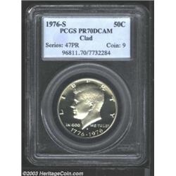 1976-S 50C Clad PR70 Deep Cameo PCGS.