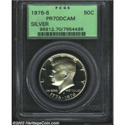 1976-S 50C Silver PR70 Deep Cameo PCGS.