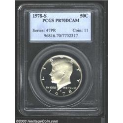 1978-S 50C PR70 Deep Cameo PCGS.