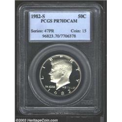 1982-S 50C PR70 Deep Cameo PCGS.