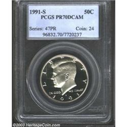 1991-S 50C PR70 Deep Cameo PCGS.
