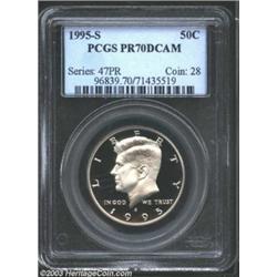 1995-S 50C Clad PR70 Deep Cameo PCGS.