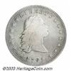 Image 1 : 1795 $1 Flowing Hair, Three Leaves--Cleaned--ANACS. VF Details, Net Fine 15.
