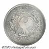 Image 2 : 1795 $1 Flowing Hair, Three Leaves--Cleaned--ANACS. VF Details, Net Fine 15.