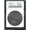 Image 3 : 1795 $1 Flowing Hair, Three Leaves--Cleaned--ANACS. VF Details, Net Fine 15.