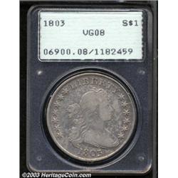 1803 $1 Large 3 VG8 PCGS.