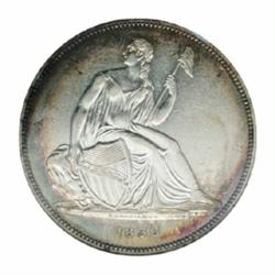 1836 PS$1 Name on Base, Judd-60 Original, Pollock-65, Die Alignment IV, R.3--Cleaned--ANACS, Net