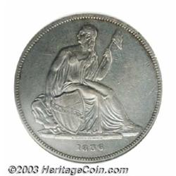 1836 PS$1 Name on Base, Judd-60 Original, Pollock-65, R.2-3, PR50 ANACS.