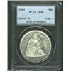 Image 1 : 1843 $1 AU58 PCGS.