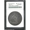 Image 1 : 1845 $1--Scratched, Cleaned--ANACS. AU Details, Net XF40.