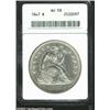 Image 1 : 1847 $1 AU58 ANACS.