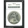 Image 1 : 1849 $1 MS60 ANACS.