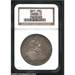 1849 $1 MS61 NGC.