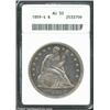Image 3 : 1859-S $1 AU50 ANACS.