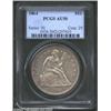 Image 1 : 1864 $1 AU50 PCGS.