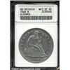 Image 1 : 1866 $1 Motto--Cleaned--ANACS. AU Details, Net XF45.