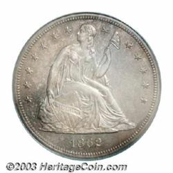 1862 $1 PR63 PCGS.