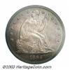 Image 1 : 1866 $1 With Motto PR63 Cameo PCGS.
