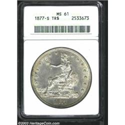 1877-S T$1 MS61 ANACS.