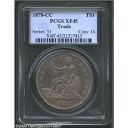 1878-CC T$1 XF45 PCGS.