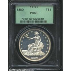 1880 T$1 PR63 PCGS.