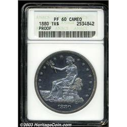 1880 T$1 PR60 Cameo ANACS.