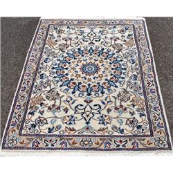 Elegant regal Shah-Abbasi design Persian Nain (57"X36")