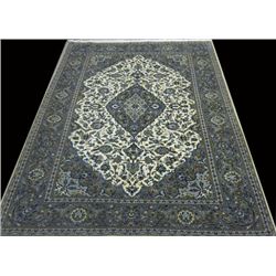 Captivating handmade Kashan Rug (84"X58")