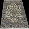 Image 1 : Very soft wool pile Extremely rare signed Persian Kashan (87"X54")