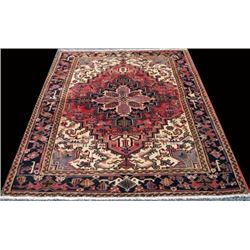 Very rare size charming high quality Persian Heriz Rug  (81"X60")