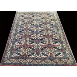 Very rare charming eagle Kazak Persian Tabriz Rug (129 X87 )