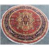 Image 1 : Charming and lustrous high quality Heriz design round Rug (74"X74")