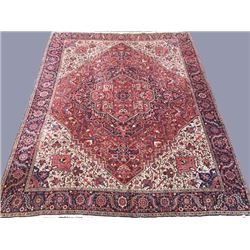 Fabulous signed Persian Serapi by master weaver Rumi Rug (180 X144 )